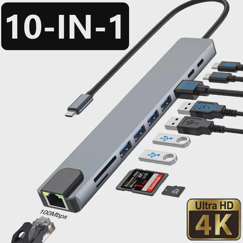 10-in-1 USB-C Hub