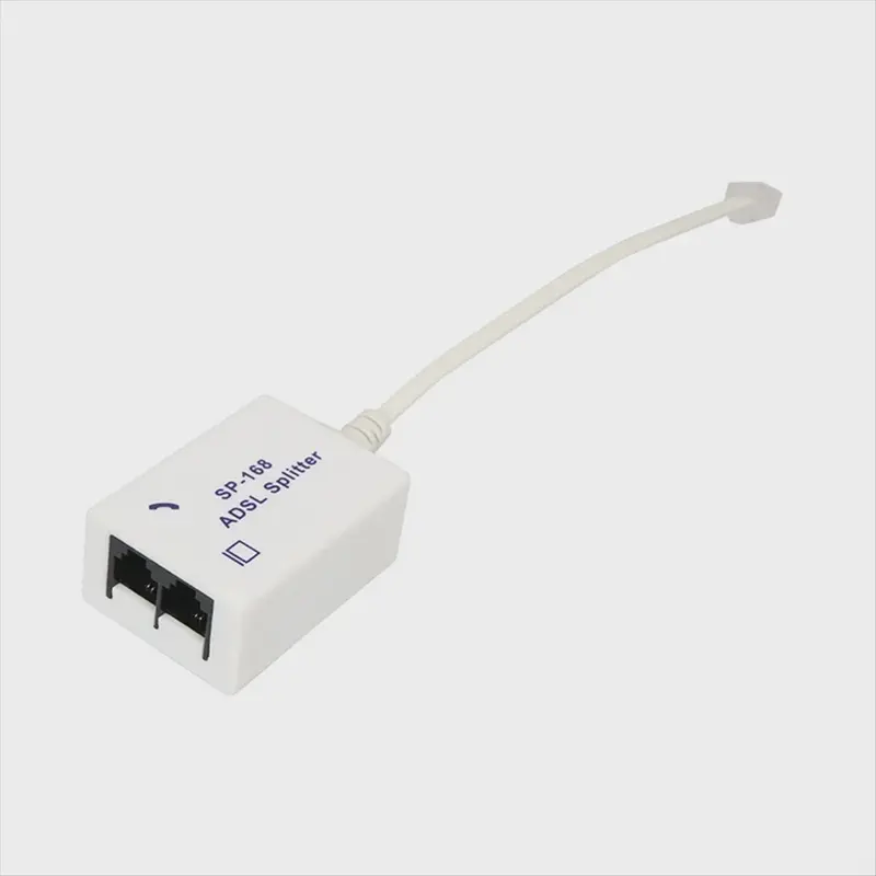 2x DSL ADSL Filter Splitter RJ11 Telefoon Modem Adapter