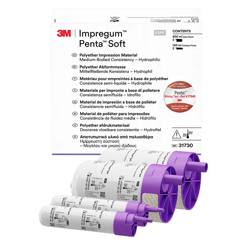 3M™ Impregum™ Penta™ Soft Polyether Afdrukmateriaal Refill (2 x 360 mL)