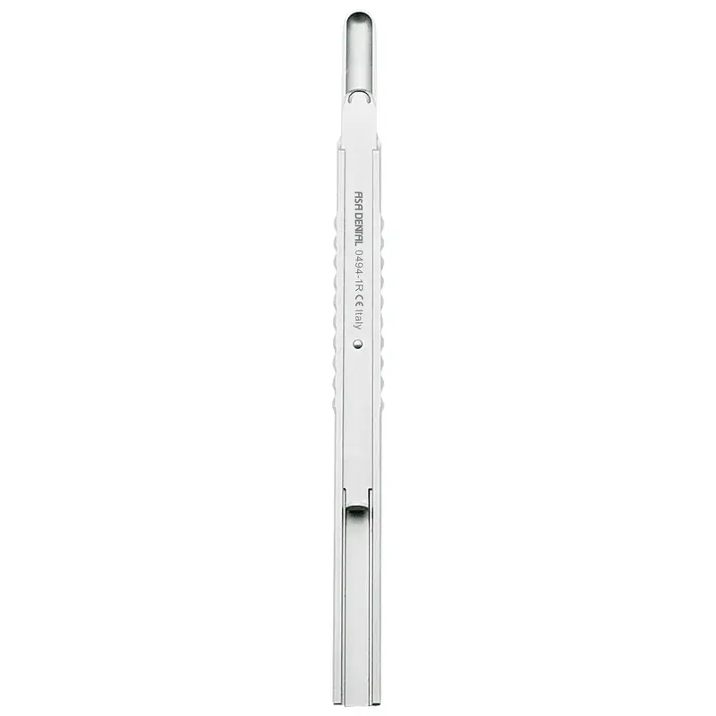 Asa Dental Botschraper / Bone scraper met mes Recht (15 cm)