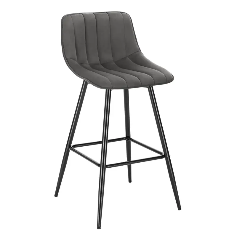 BukkitBow - Moderne Barkruk met Rugleuning - Ergonomisch Comfort
