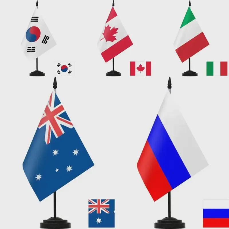 Bureauvlag Set