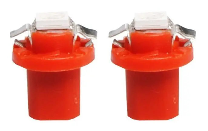 Comnox - B8.5d auto LED lamp - Rood dashboardlicht - 2 stuks