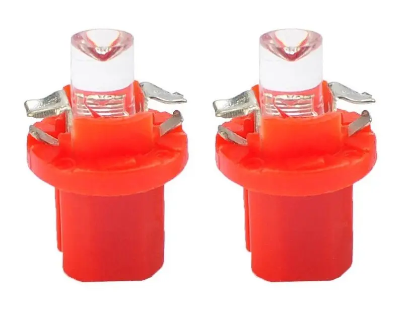 Comnox - B8.5d LED autolamp - Rood dashboardlicht - 2 stuks