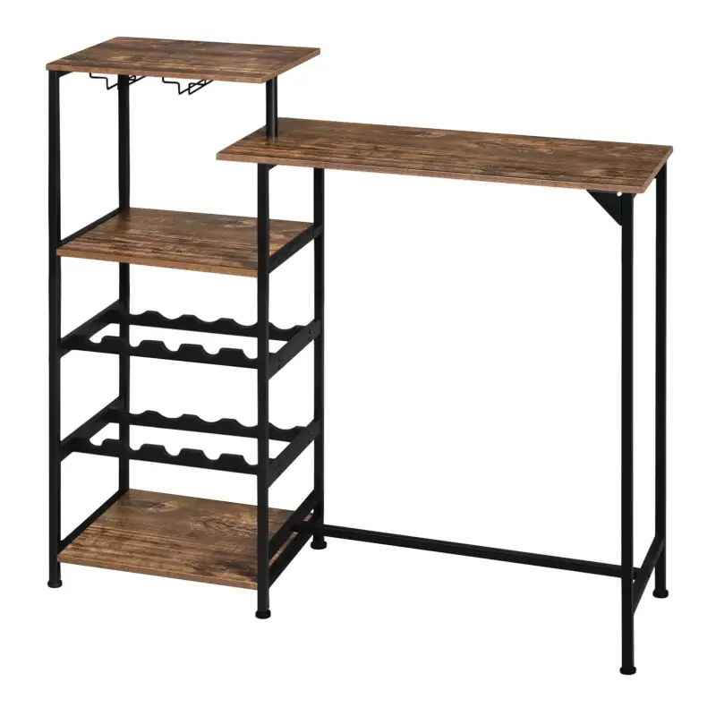 Comnox - BukkitBow Bartafel - Multifunctionele Opbergruimte - Metaal en Hout