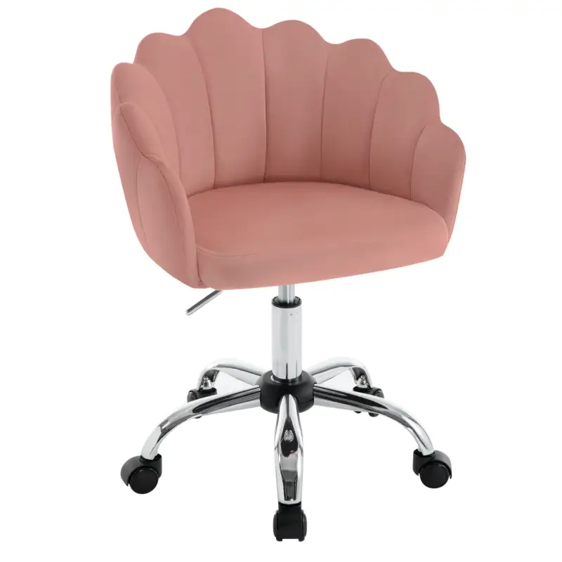 Comnox - BukkitBow Bureaustoel - Ergonomisch Bloembladontwerp - Fluweel & Metaal