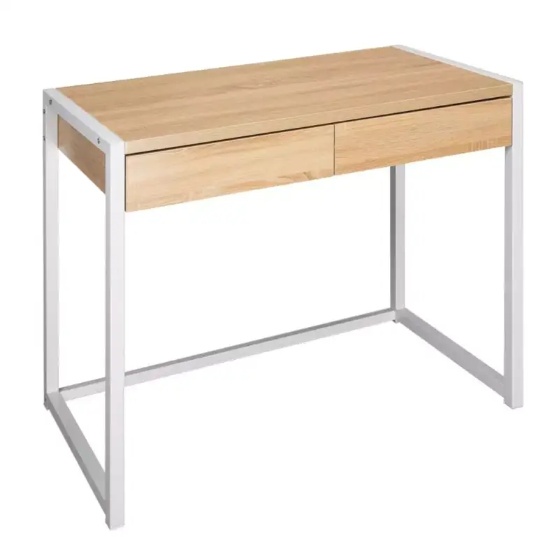 Comnox - BukkitBow Computertafel - Stevig Metaal met 2 Laden - 100x50cm