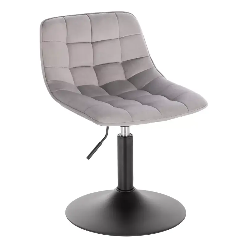 Comnox - BukkitBow Verstelbare Barkruk - Ergonomisch Comfort - Fluweel & Staal