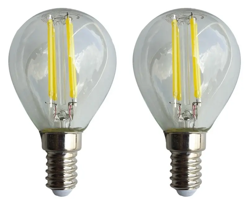 Comnox - E14 kogellamp G45 - Helder daglichtwit licht - Set van 2