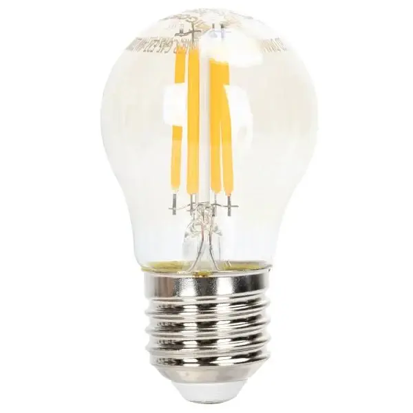 Comnox - G45 LED Kogellamp - Sfeervolle Amber Gloed - E27 Dimbaar 4W