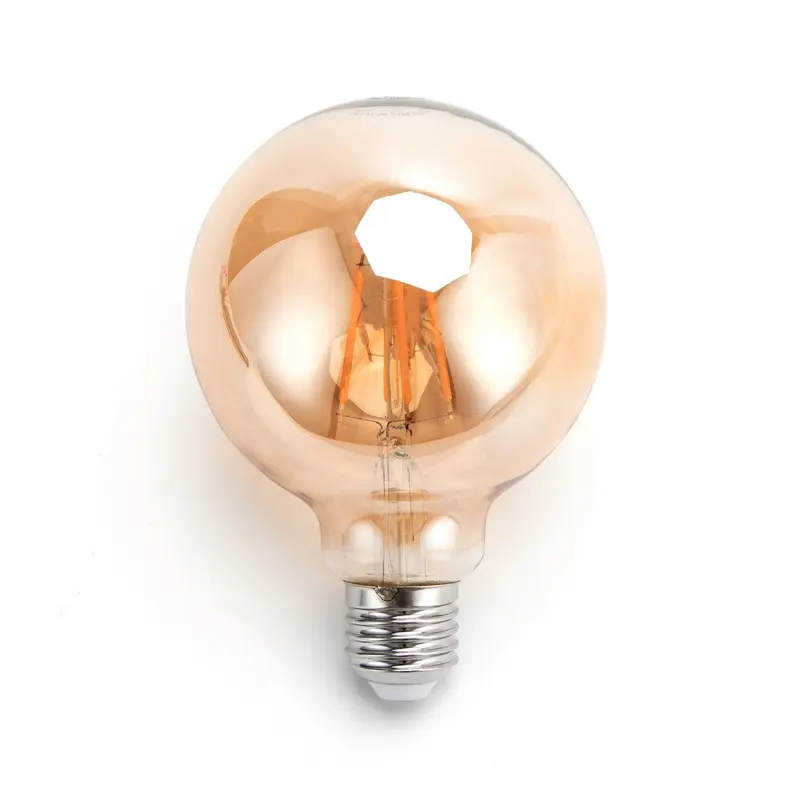 Comnox - Globe gloeilamp G95 - Warme retro sfeer - E27 Amber glas