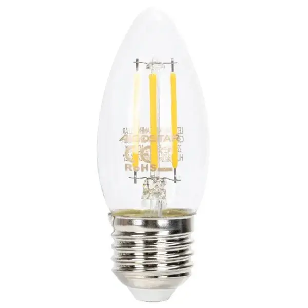 Comnox - LED kaarslamp C35 - Sfeervol dimbaar licht - E27 4W Warmwit
