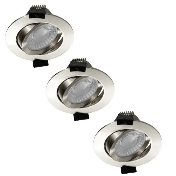 Comnox - LED's Light PRO downlight inbouwspot - Dim-to-warm effect - RVS Zilver