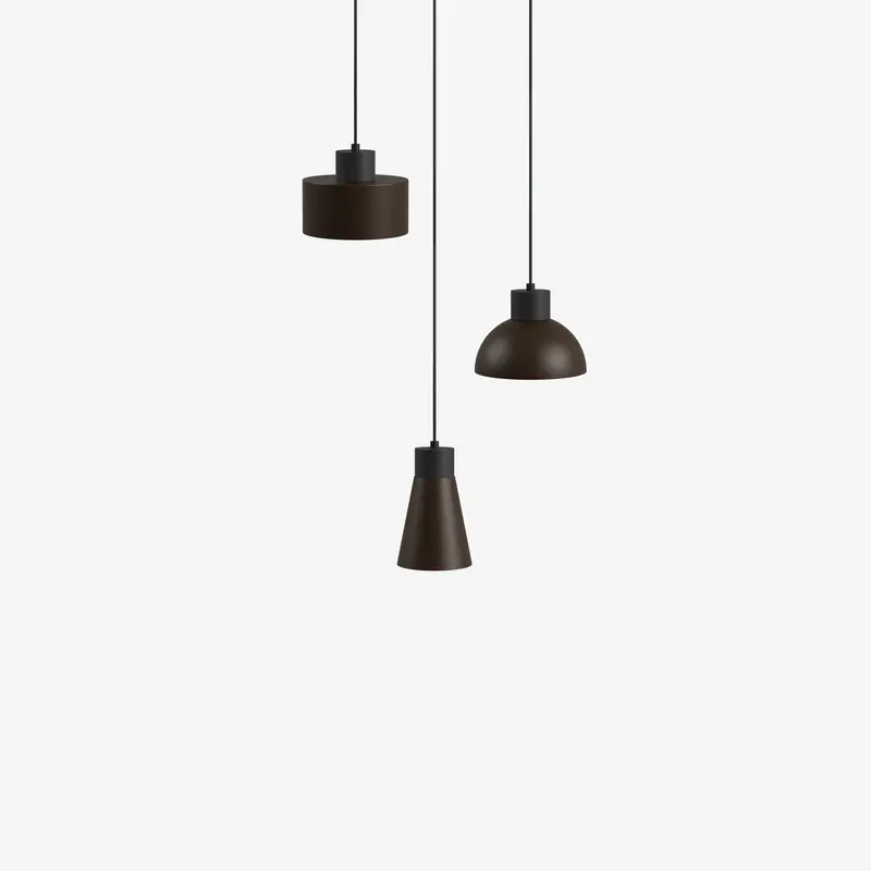 Comnox - Studio Monton Switch 3L - Modulaire Design Hanglamp - Cacao
