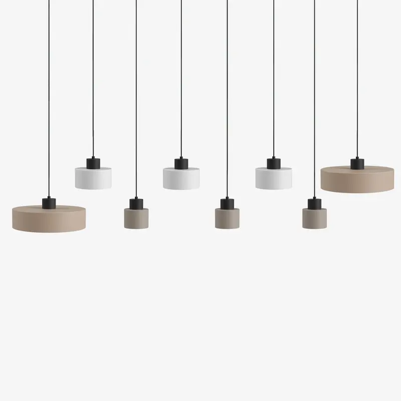 Comnox - Studio Monton Switch 8L - Modulaire Design Hanglamp - Warm Linen