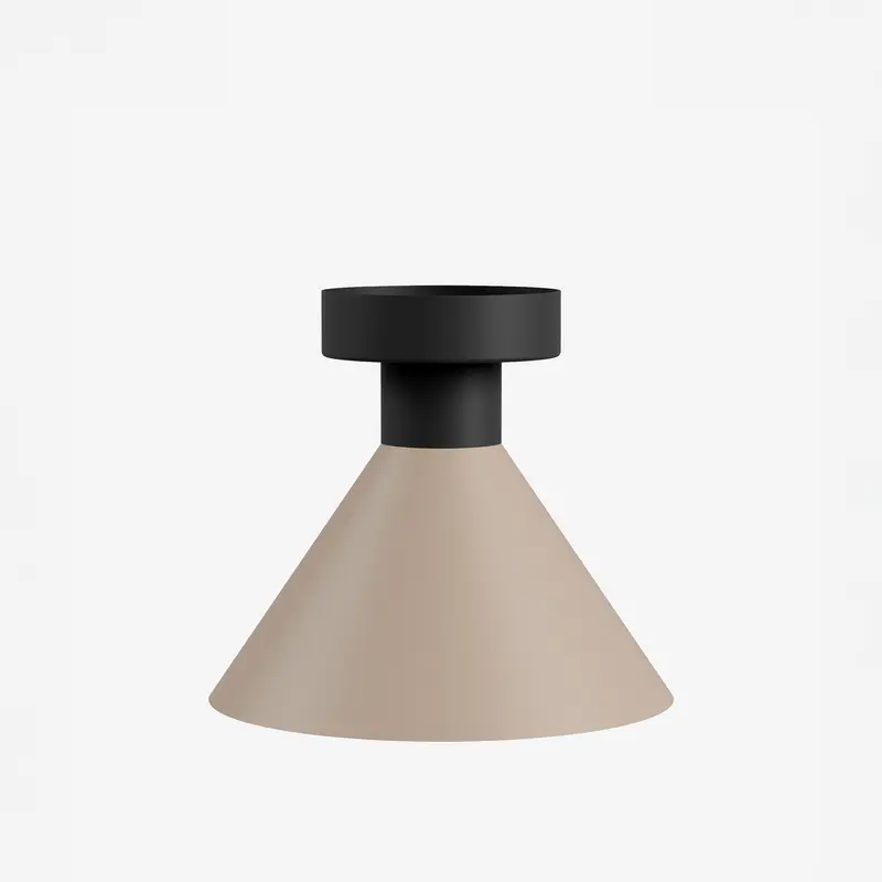 Comnox - Studio Monton Switch Ceiling 1L - Modulair Design - Beige & Zwart