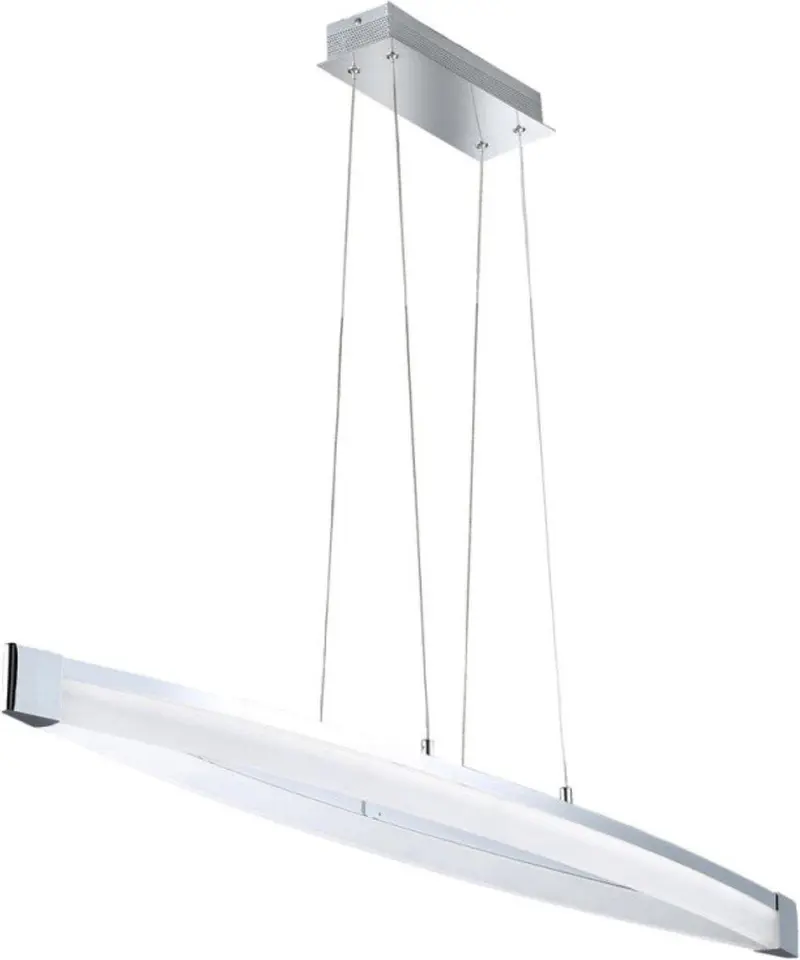 Comnox - V linear LED Hanglamp - Dimbaar warm wit licht - Zilver