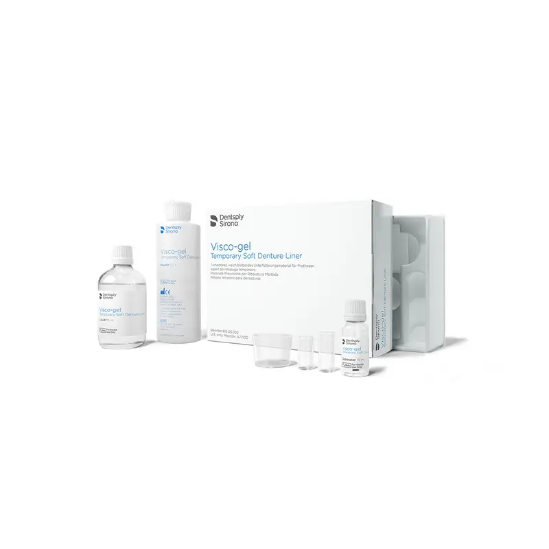 Dentsply Visco-Gel Temporary Soft Denture Liner - Compleet Set