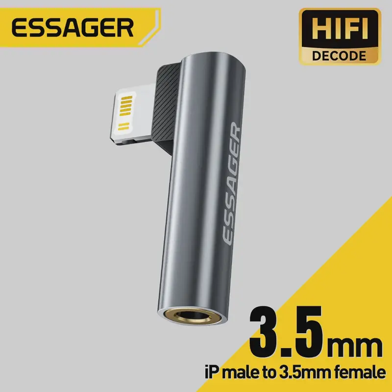 Essager L-vormige Audio Adapter