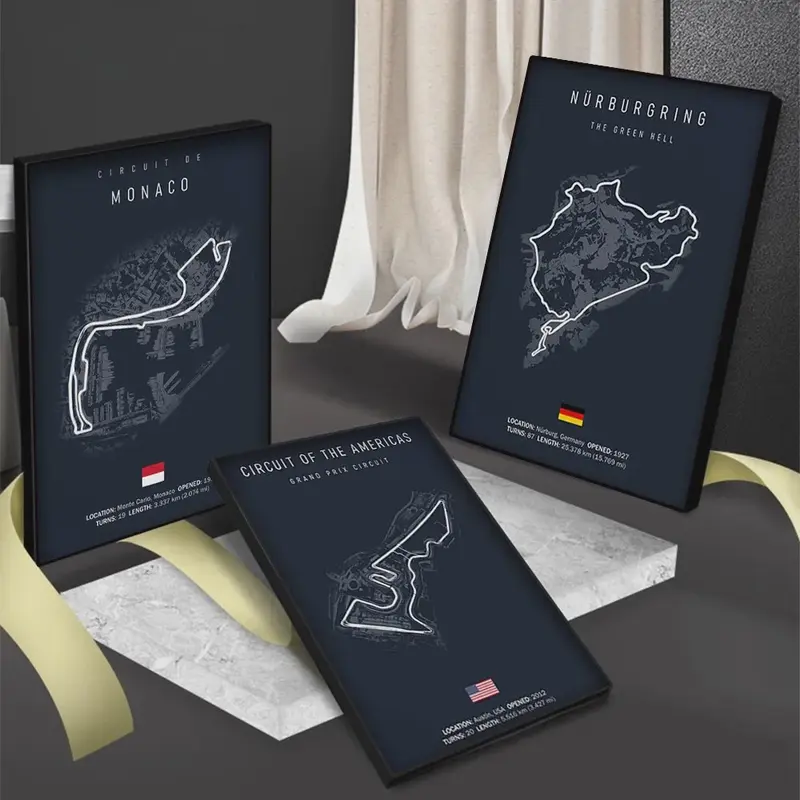 F1 Circuit Poster