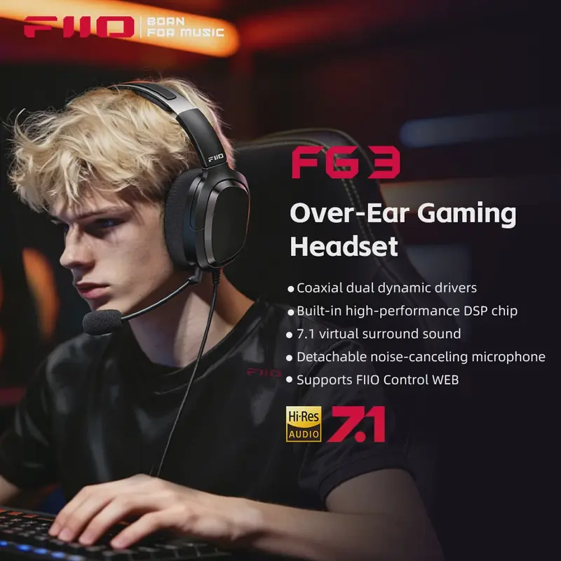FIIO FG3 HIFI Gaming Headset