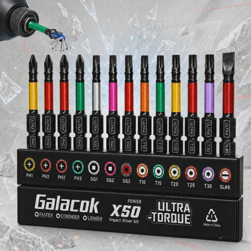 Galacok 13-delige Set Schroefbits