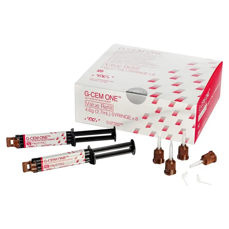 GC G-CEM ONE™ - Value Refill A2 (8 x 4.6 g + Tips)