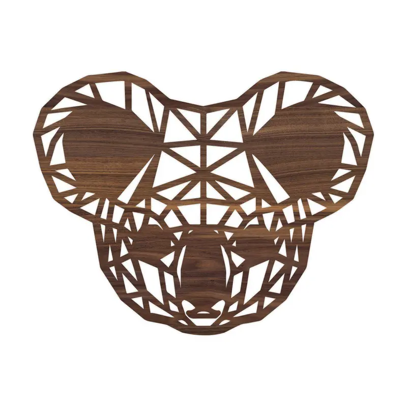 Geometrische Dieren Koala Noten