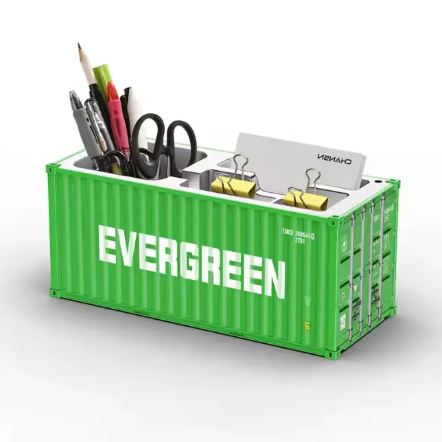 Gesimuleerde Cargo Container Penhouder – Desktop Organizer 1