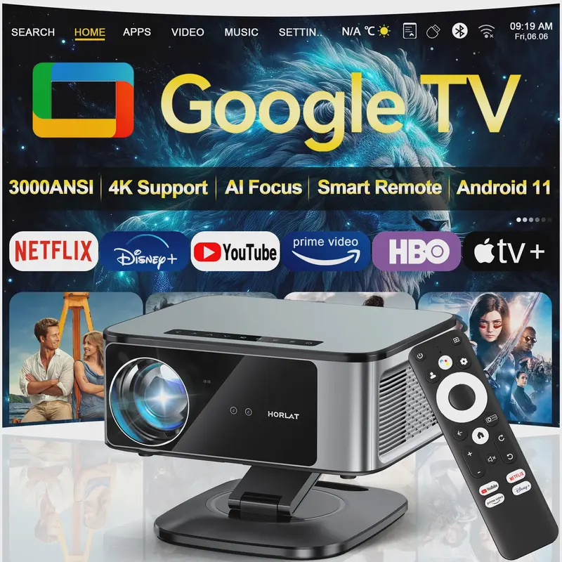 HORLAT 4K UHD Laser Projector