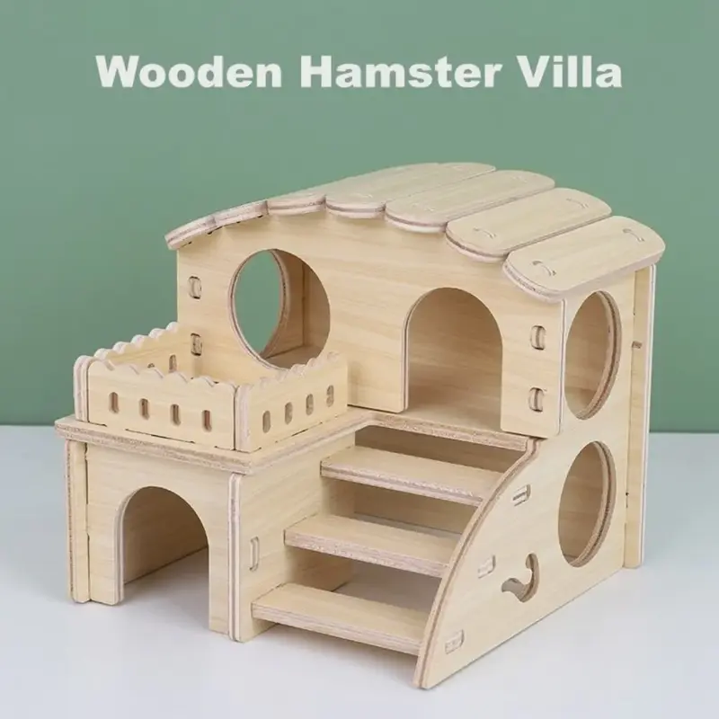 Houten Hamster Villa
