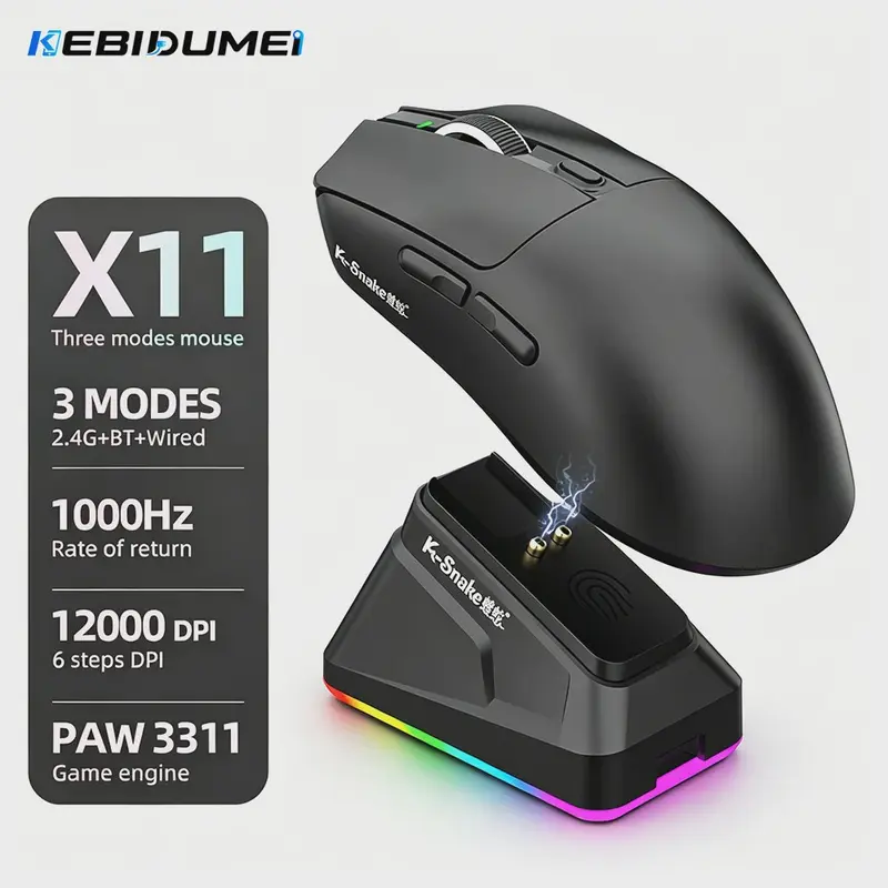 K.Snake X11 Tri-Mode Gaming Muis