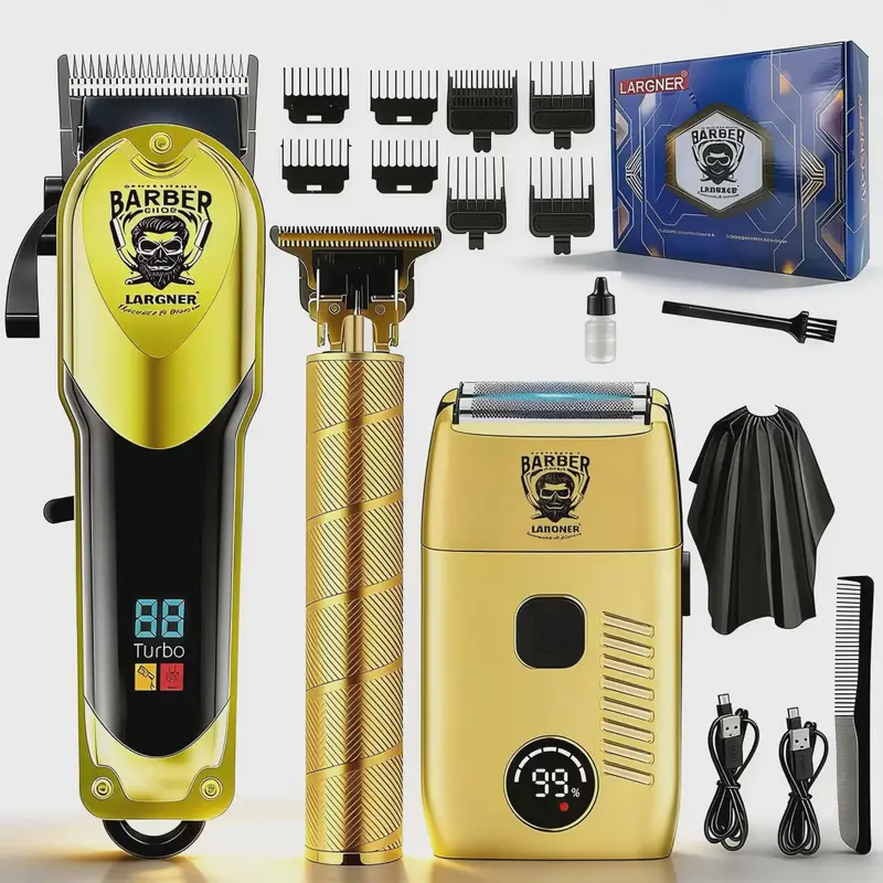 LARGNER 3-in-1 Professionele Barbershop Set