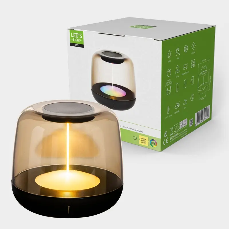 LED's Light oplaadbare tafellamp – RGBW – USB-C – IP44