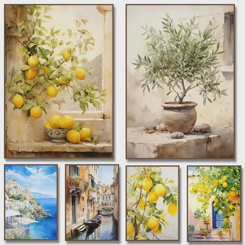 Mediterrane Canvas Poster