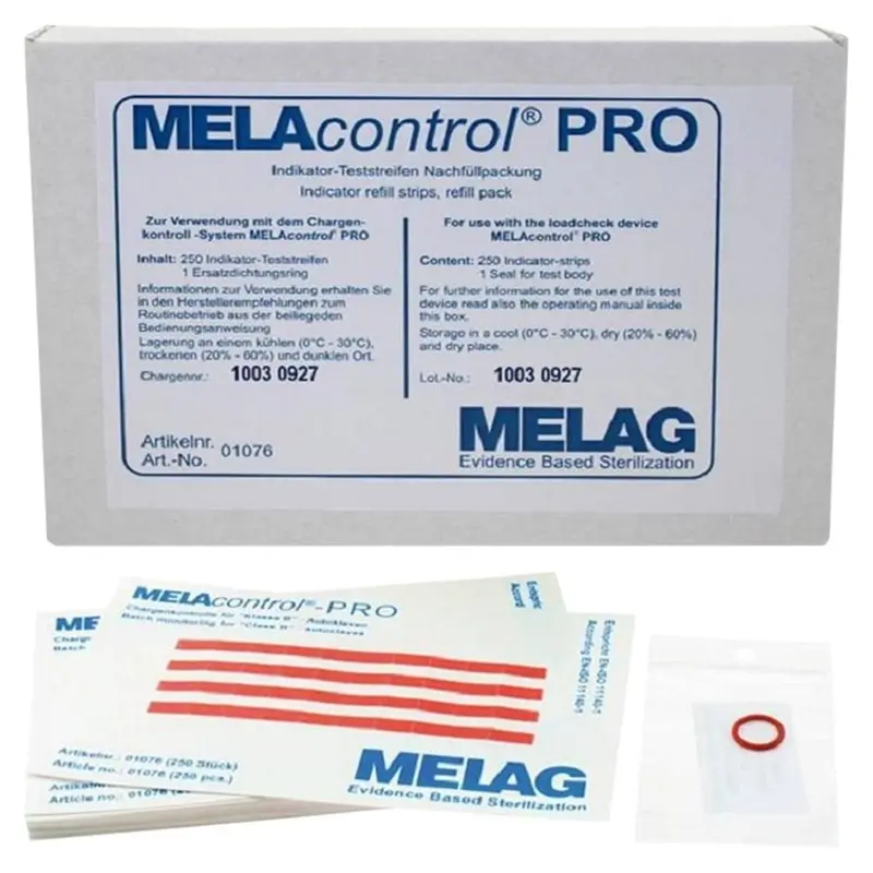 Melag MELAcontrol® Pro Indicator Test Strips Refill (250 st.)