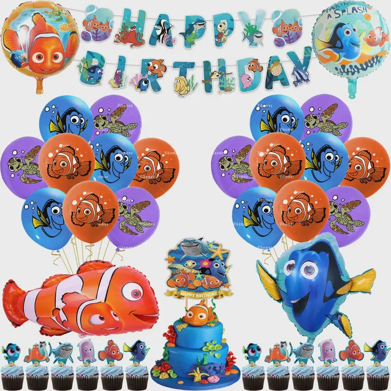 Nemo & Dory Verjaardagsdecoratie Set