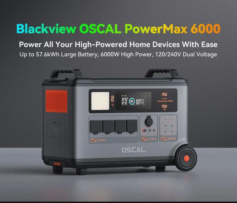 OSCAL PowerMax 6000 Robuust Power Station