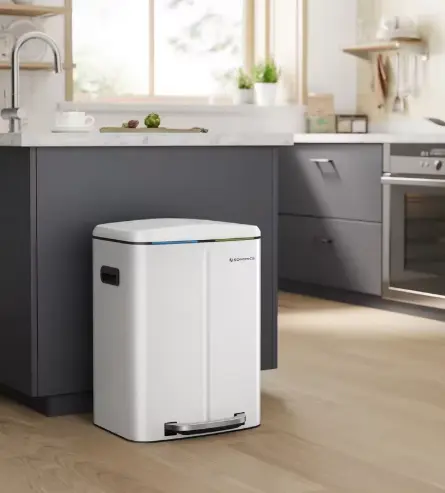 Pedaalemmer 40L met 2 Compartimenten – Softclose & Afvalscheiding