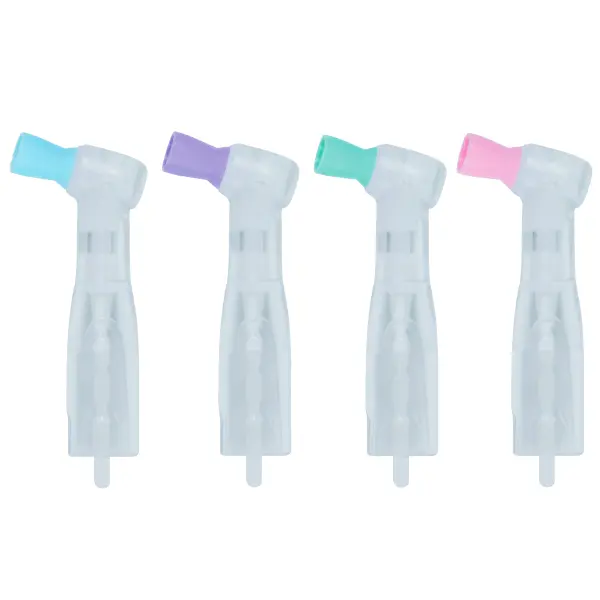 Premium Plus Disposable Prophy Angle 105° Clear Ribbed & Webbed
