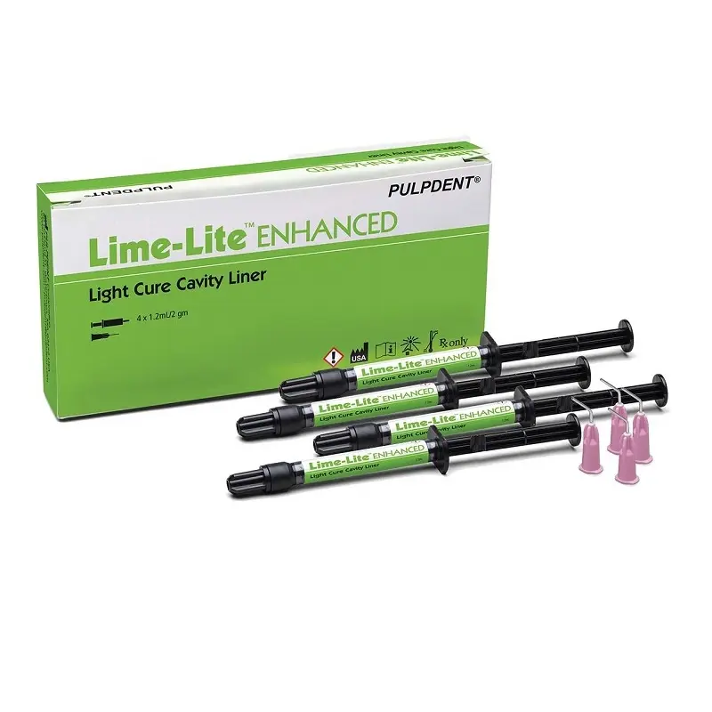 Pulpdent Lime-Lite™ Enhanced Light Cure Liner (4 x 1.2 mL)
