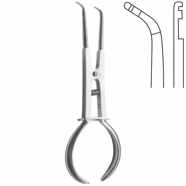 Rubberdam Klemtang Stockes (17,5 cm)