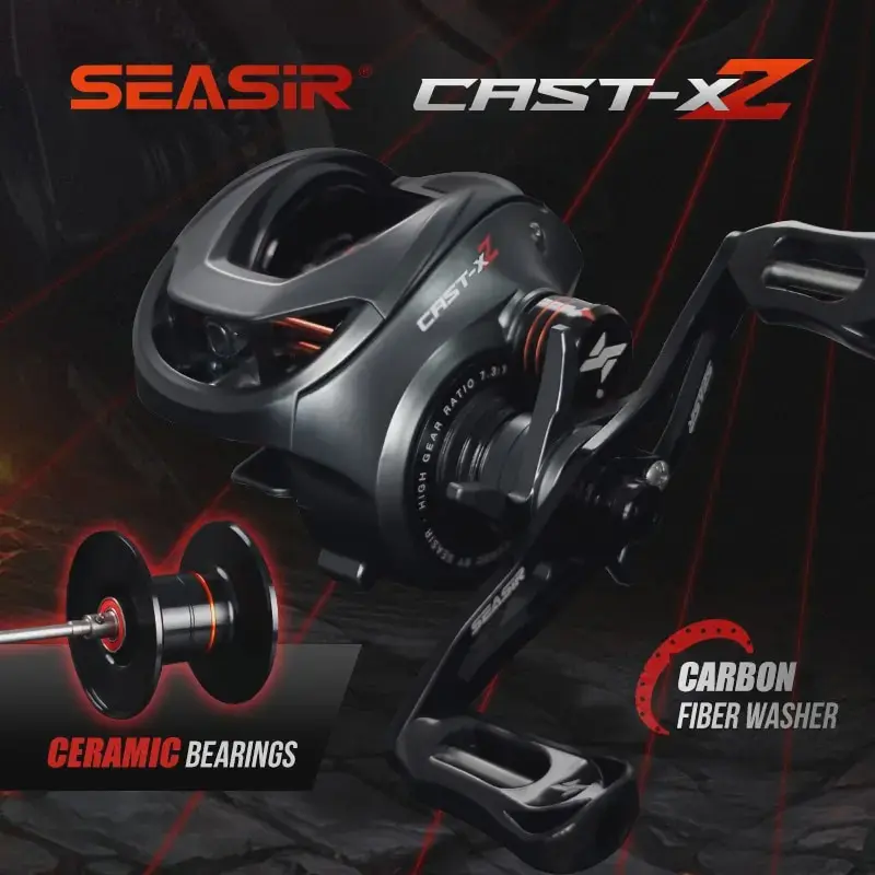 SEASIR Cast X2 Baitcasting Reel - 7.3