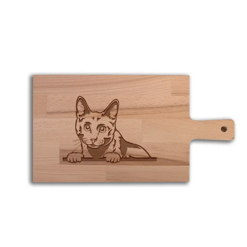 Serveerplank Katten Blauwe rus