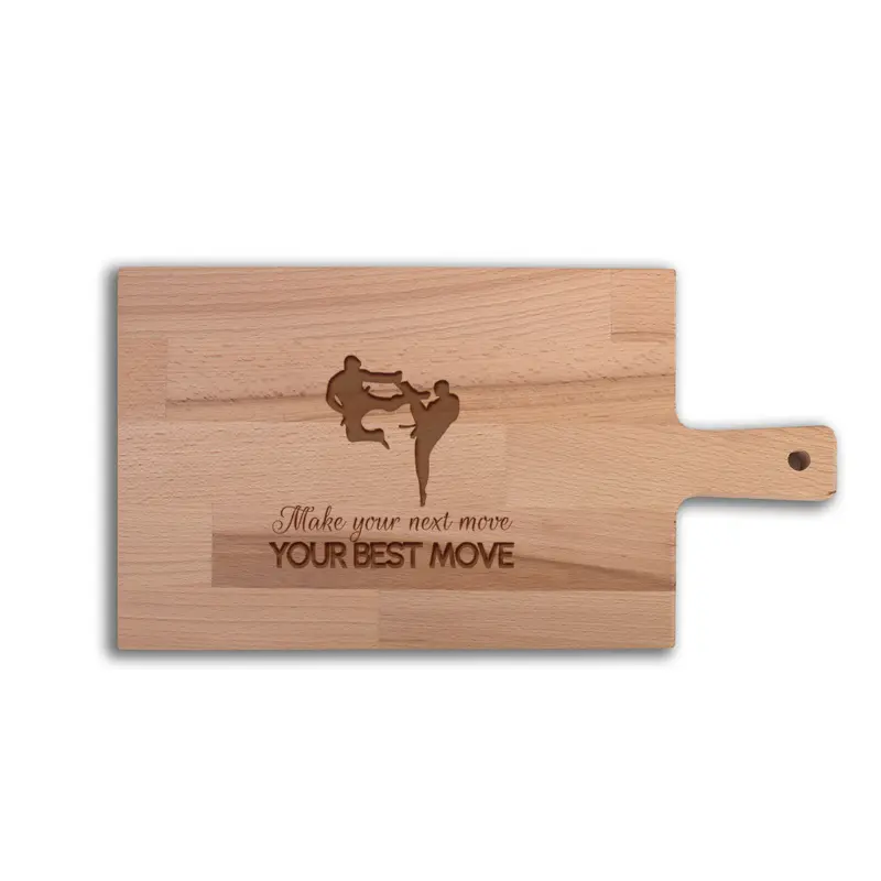 Serveerplank Vechtkunst Make Your Next Move Your Best Move