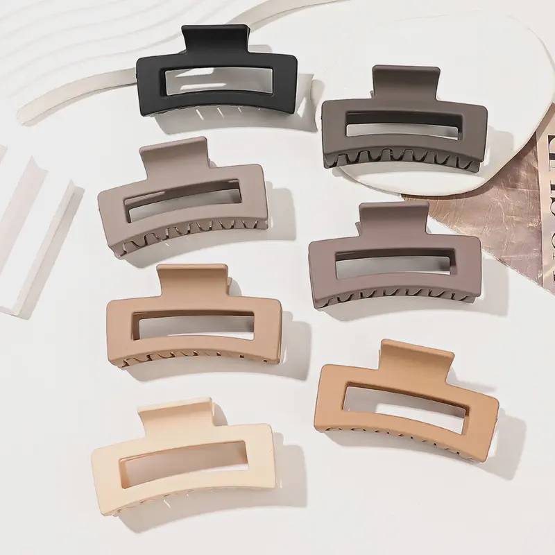 Set van 7 Matte Haarclips