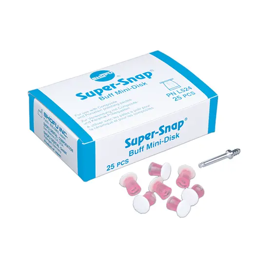 Shofu Super-Snap® Buff Disk Set Mini (25 st. + 1 Mandrel)