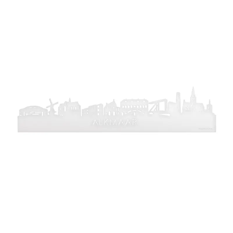 Skyline Alkmaar Wit Glanzend