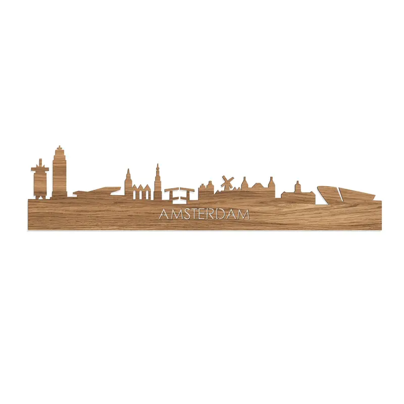 Skyline Amsterdam Eiken