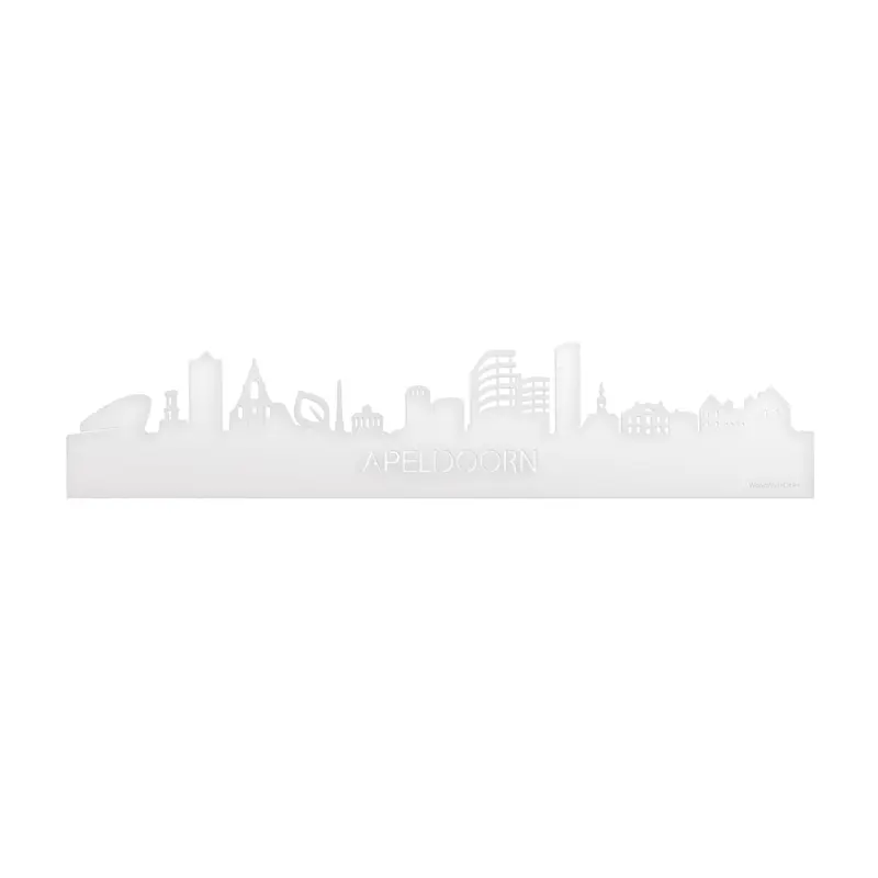 Skyline Apeldoorn Wit Glanzend